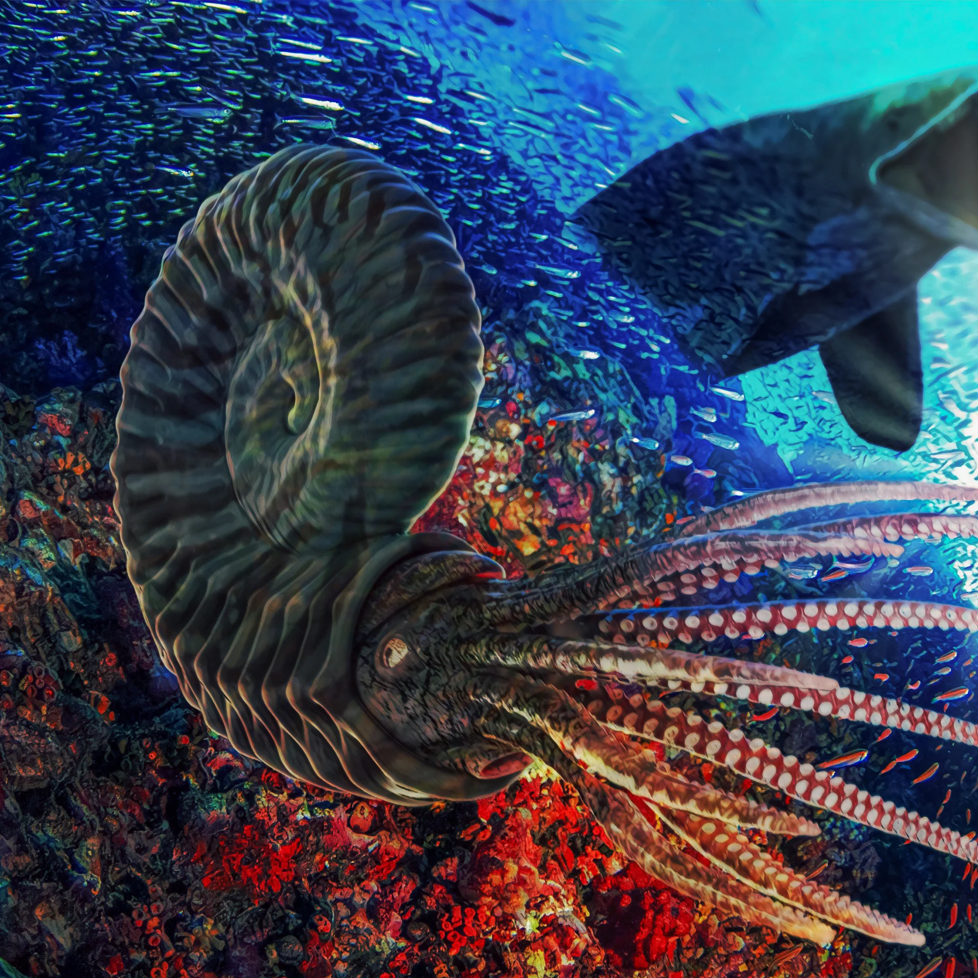 Ammolite Gemstone Pendant Necklace - Standard - Image 3