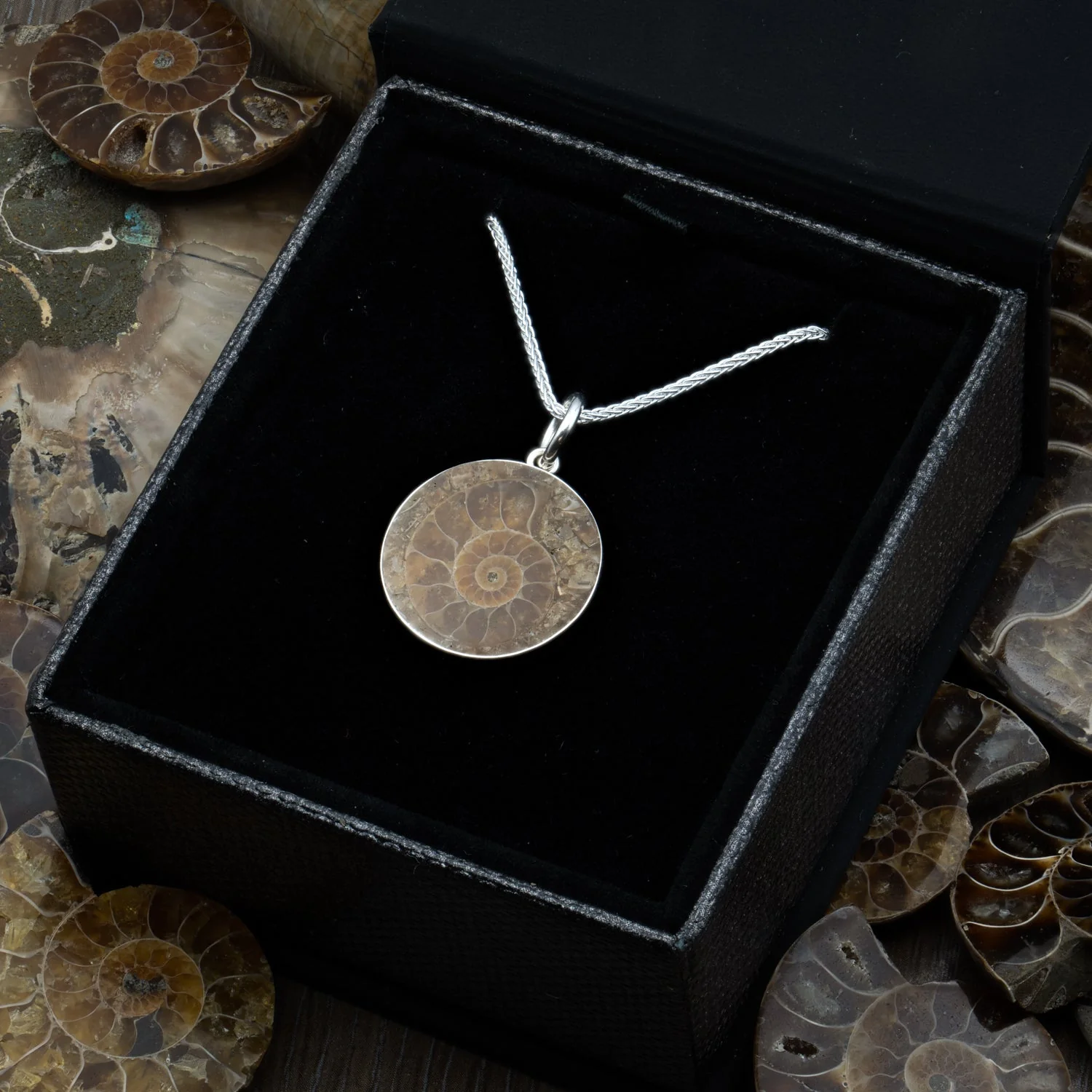 Ammonite Inlay Necklace - Image 4