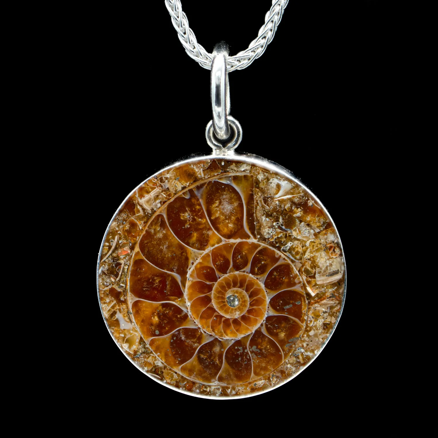 Ammonite Inlay Necklace - Image 5