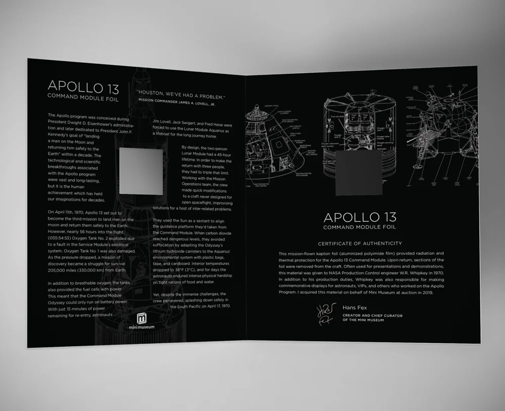 Apollo 13 Command Module Foil - Image 8