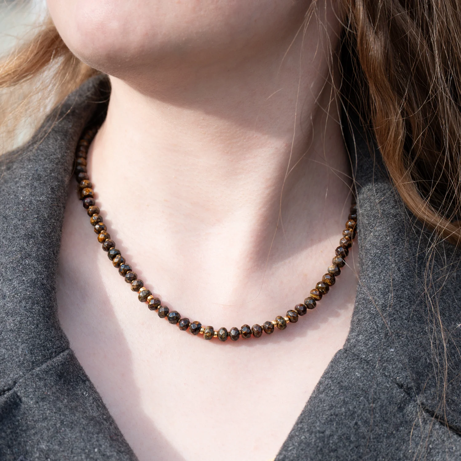 Chondritic Meteorite NWA 869 Necklace - Image 3