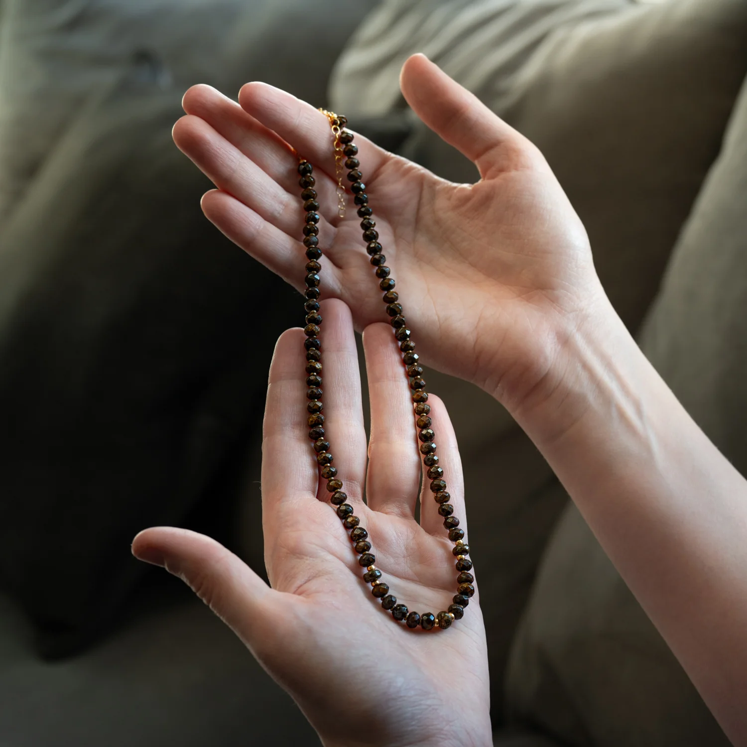 Chondritic Meteorite NWA 869 Necklace - Image 6