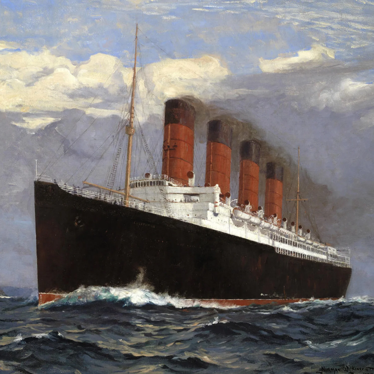 Lusitania Deck Chair Riker Box Specimen - Image 3