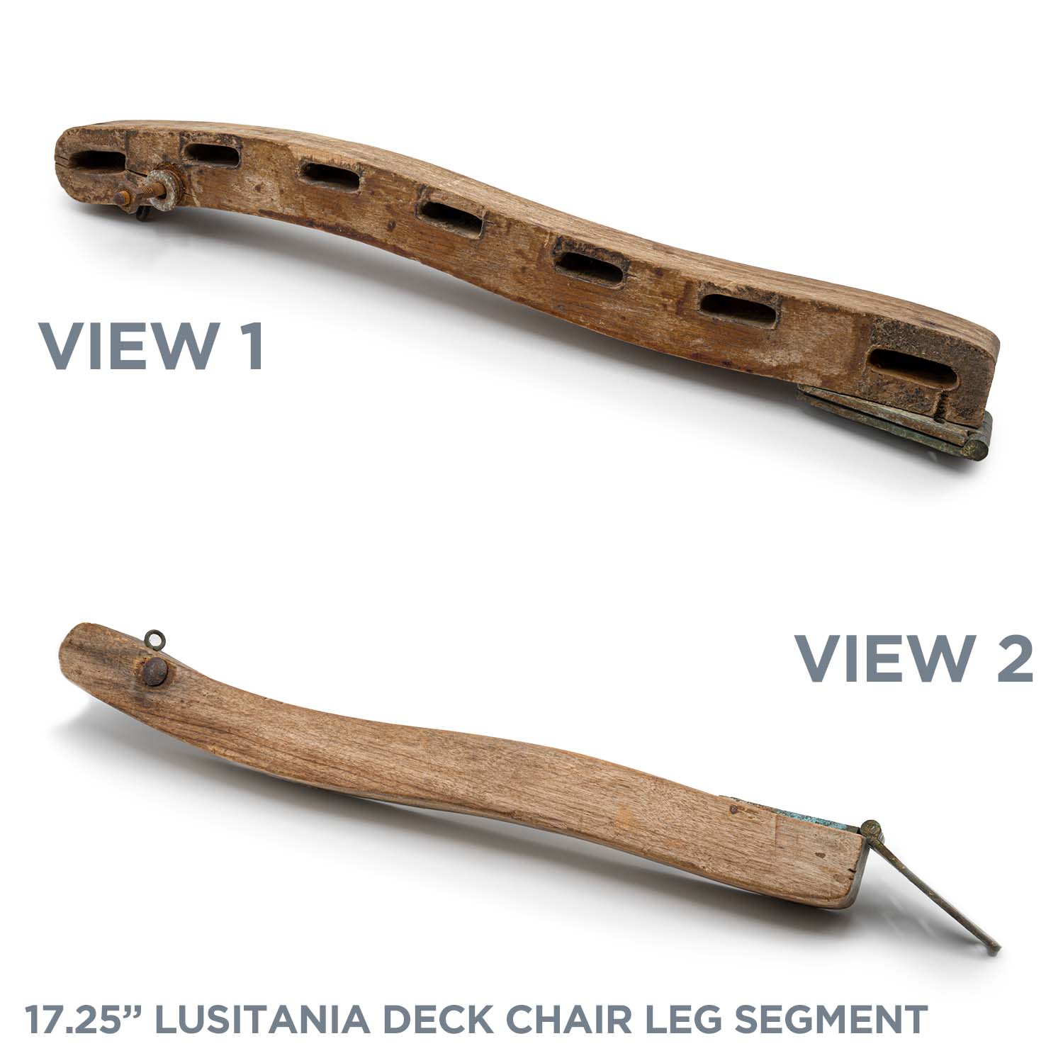 Lusitania Deck Chair Riker Box Specimen - Image 7