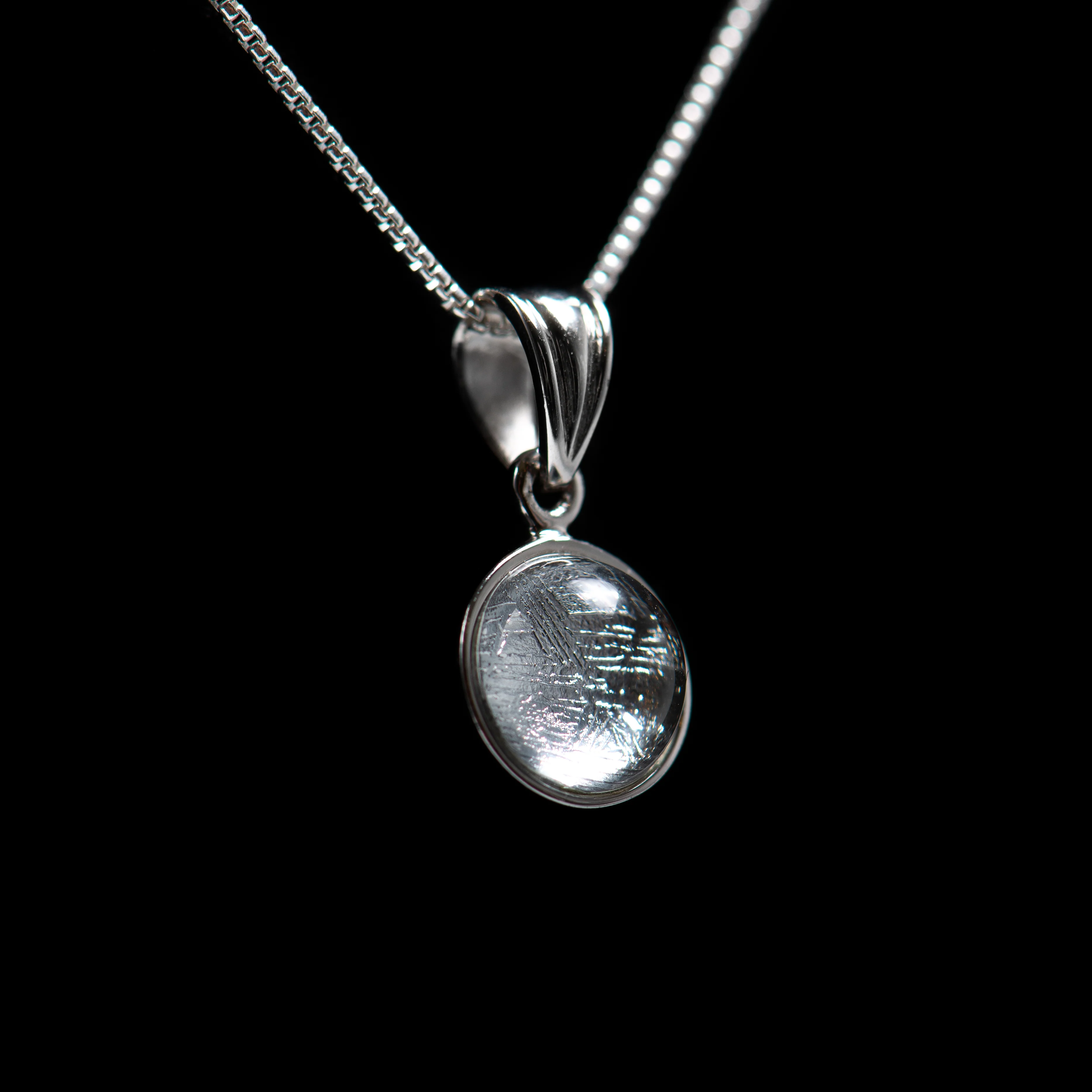 Muonionalusta Meteorite Pendant Necklace - Image 6