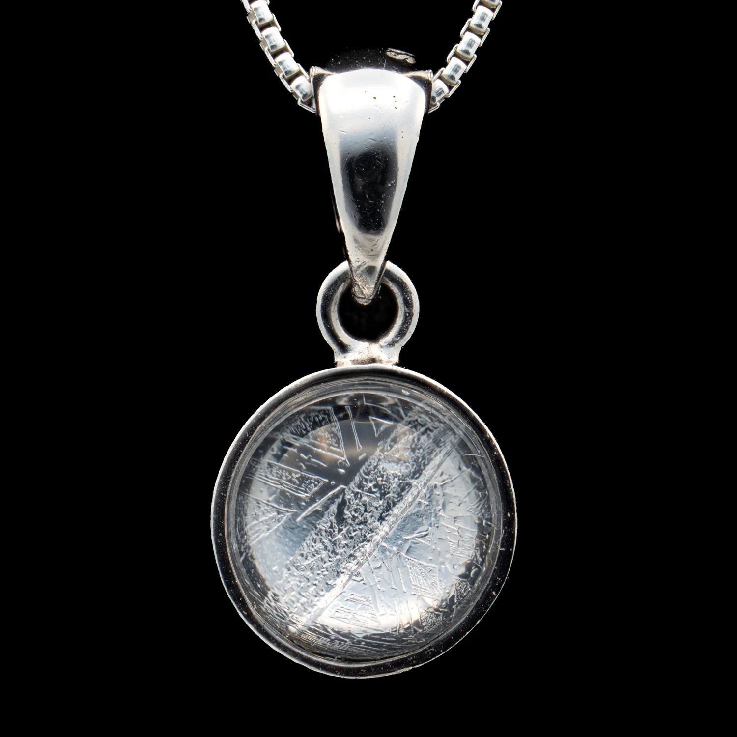 Muonionalusta Meteorite Pendant Necklace - Image 7