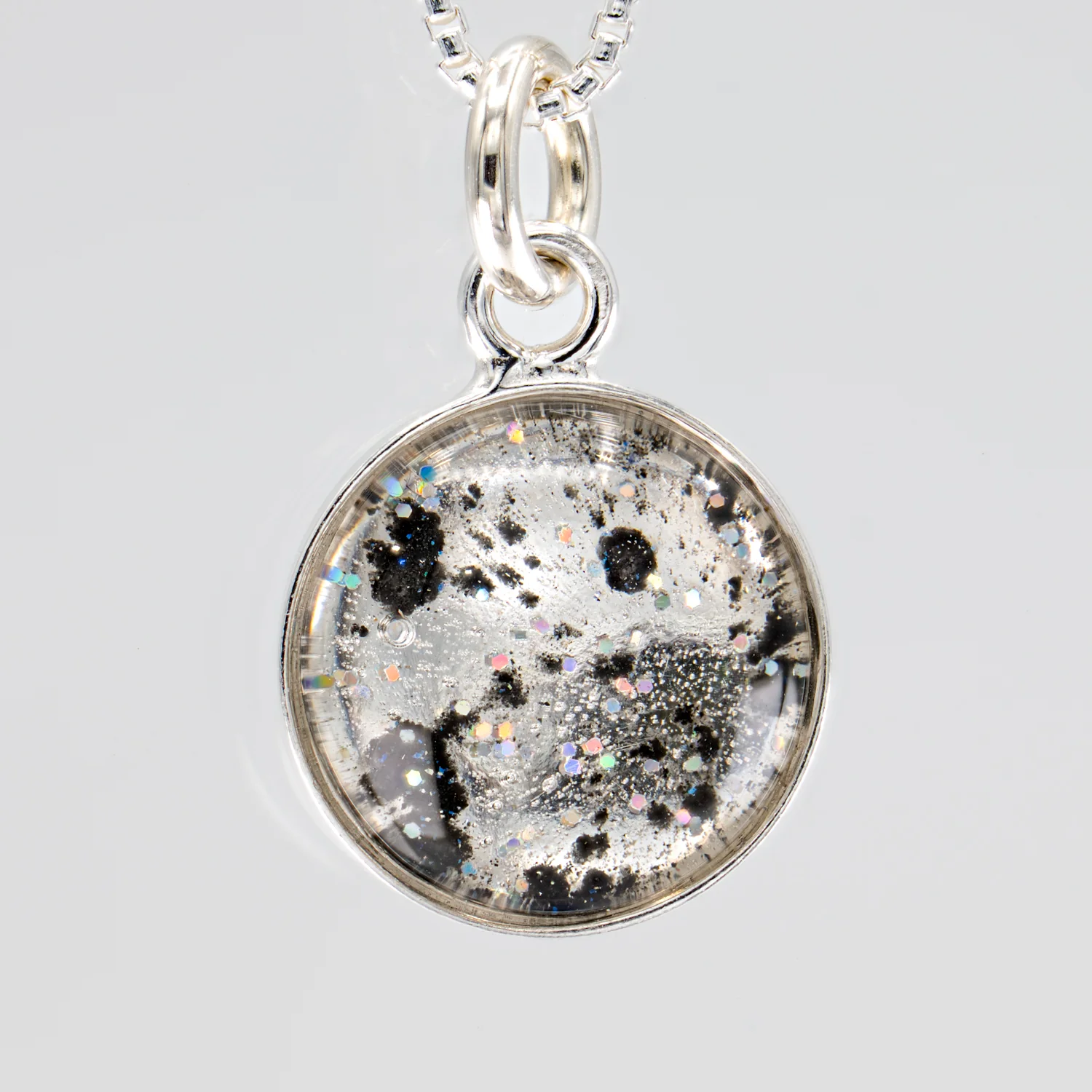 Nebula Fire Pendant - Birth of the Solar System Necklace - Allende Meteorite - Image 4