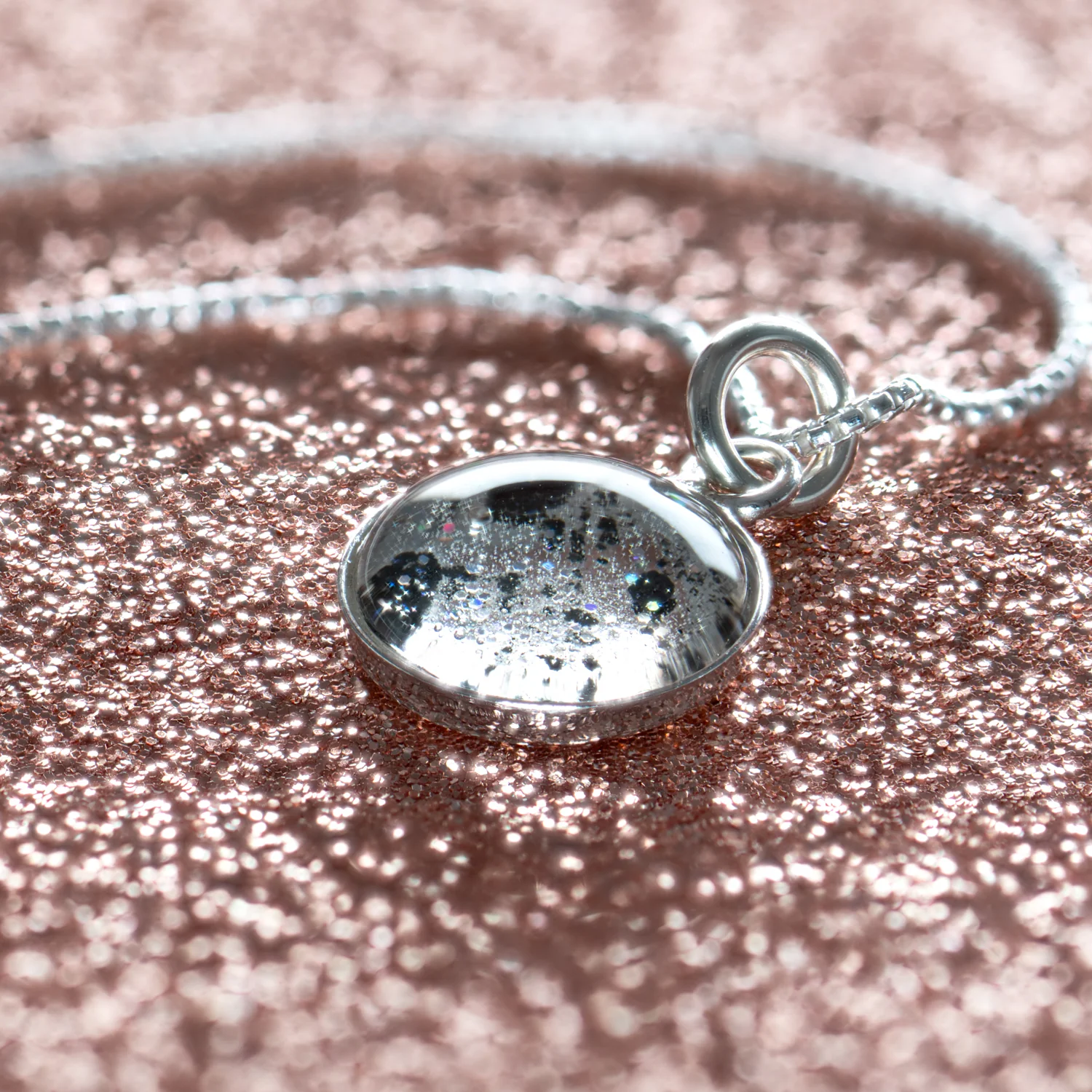 Nebula Fire Pendant - Birth of the Solar System Necklace - Allende Meteorite - Image 5