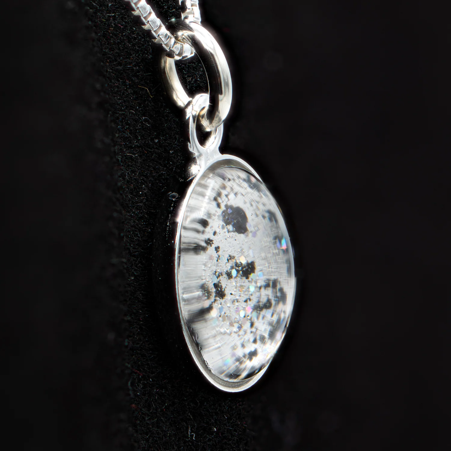 Nebula Fire Pendant - Birth of the Solar System Necklace - Allende Meteorite - Image 7
