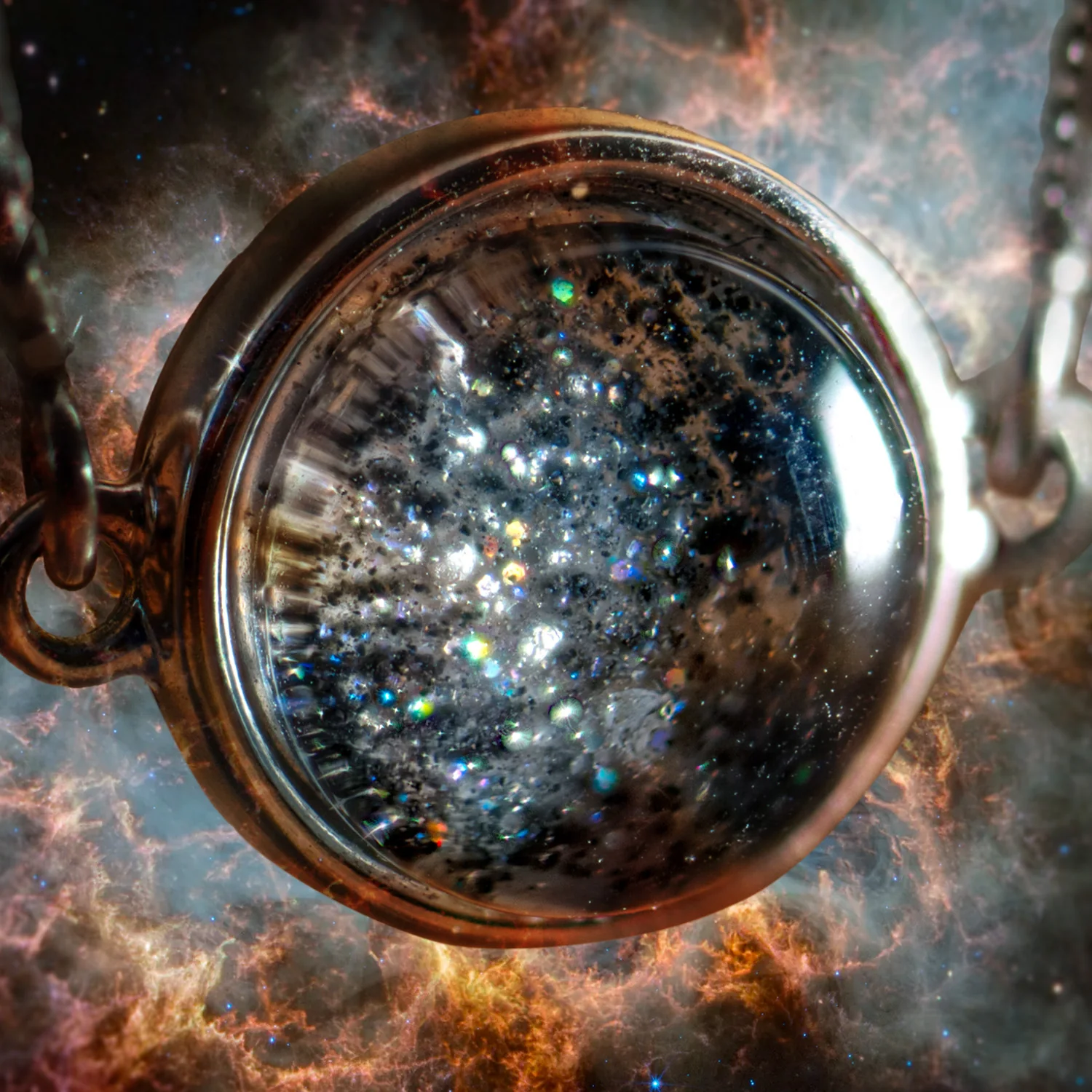 Nebula Fire Bracelet - Birth of the Solar System Bracelet - Allende Meteorite - Image 12