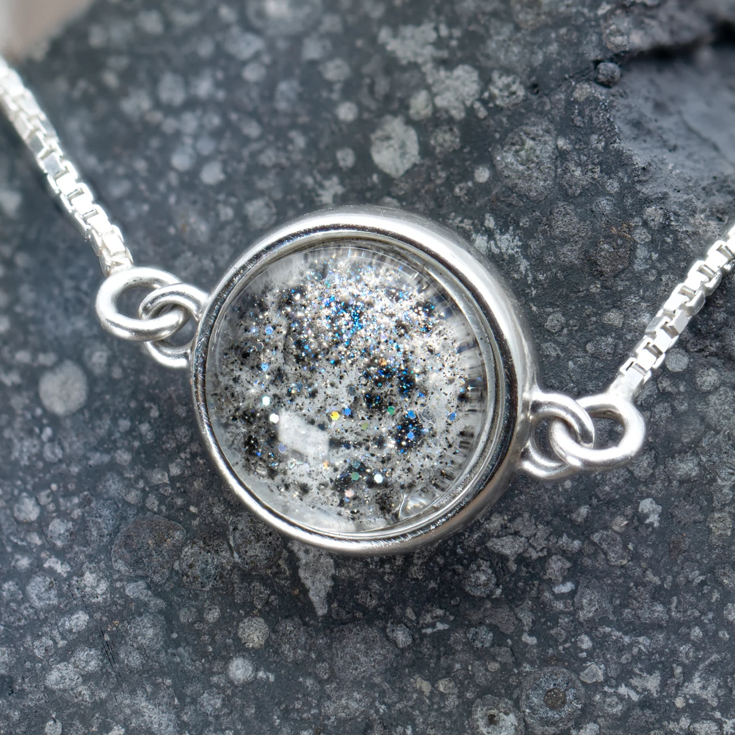 Nebula Fire Bracelet - Birth of the Solar System Bracelet - Allende Meteorite - Image 6