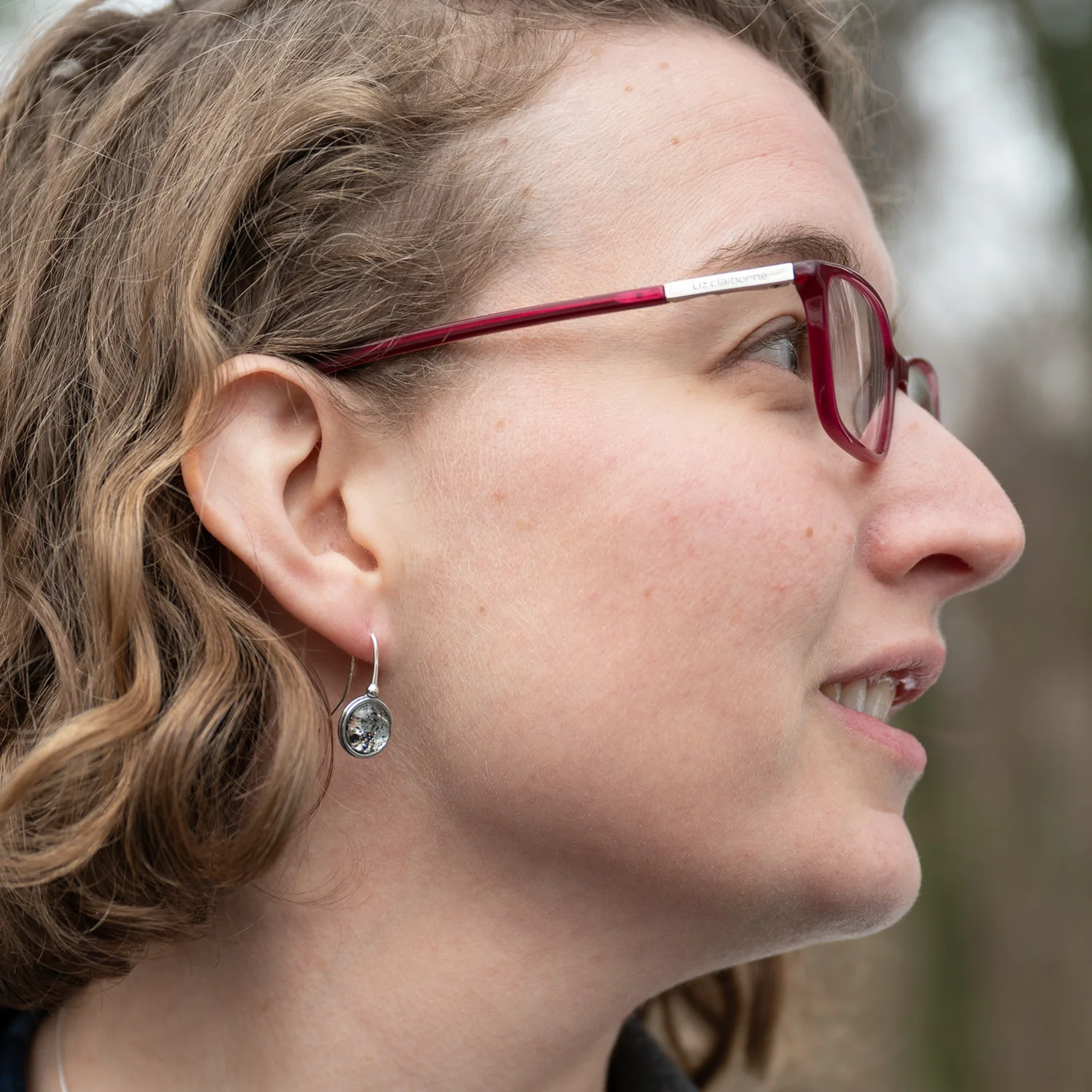 Nebula Fire Earrings - Birth of the Solar System - Allende Meteorite - Image 12