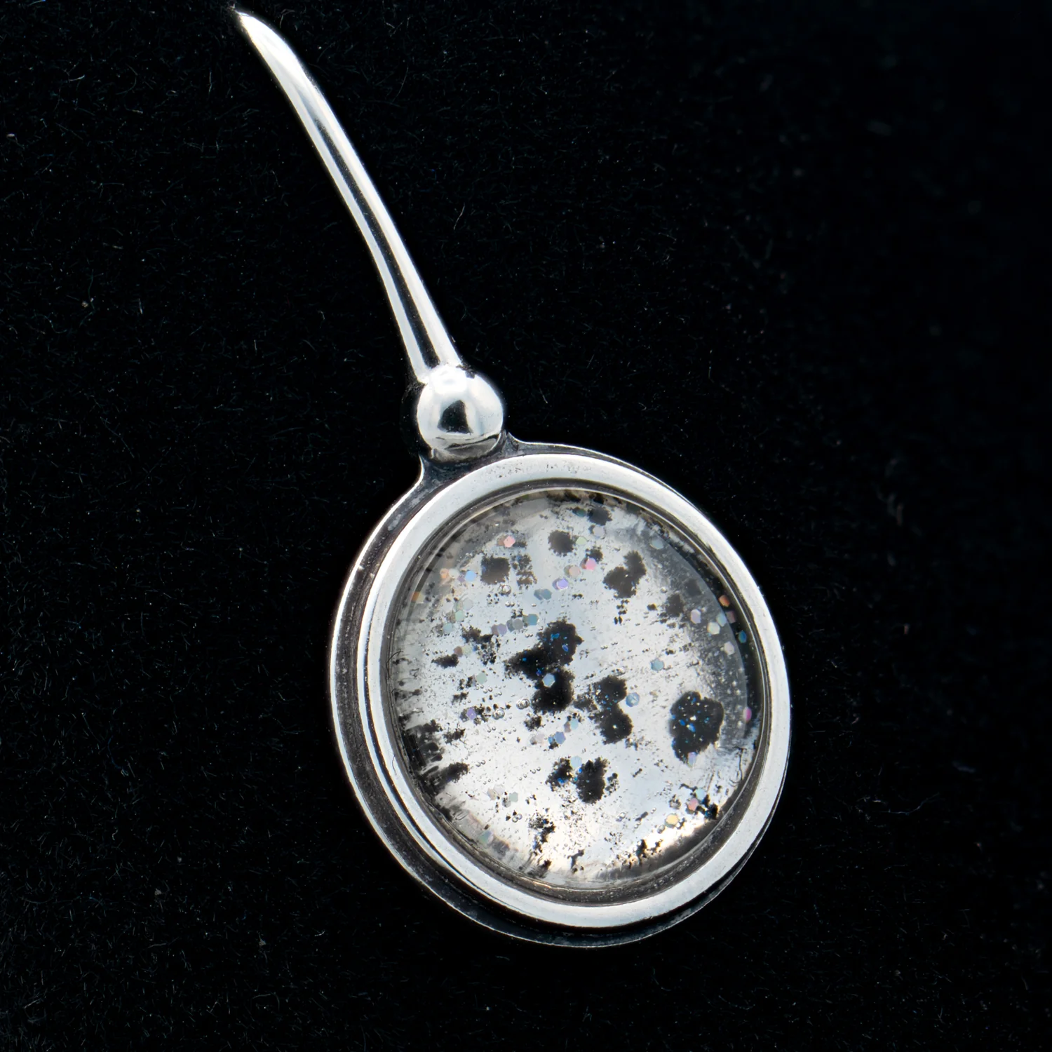 Nebula Fire Earrings - Birth of the Solar System - Allende Meteorite - Image 7