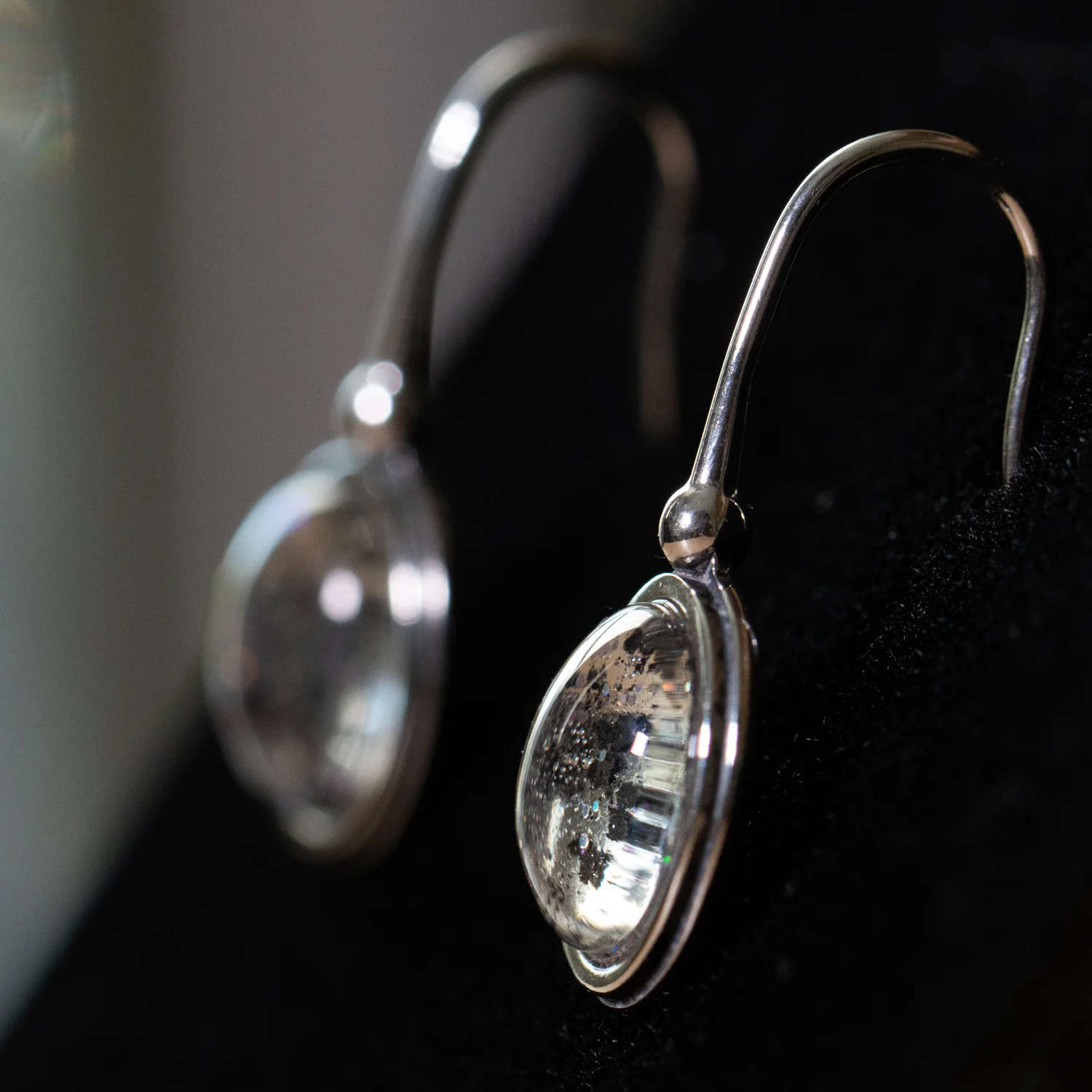 Nebula Fire Earrings - Birth of the Solar System - Allende Meteorite - Image 9