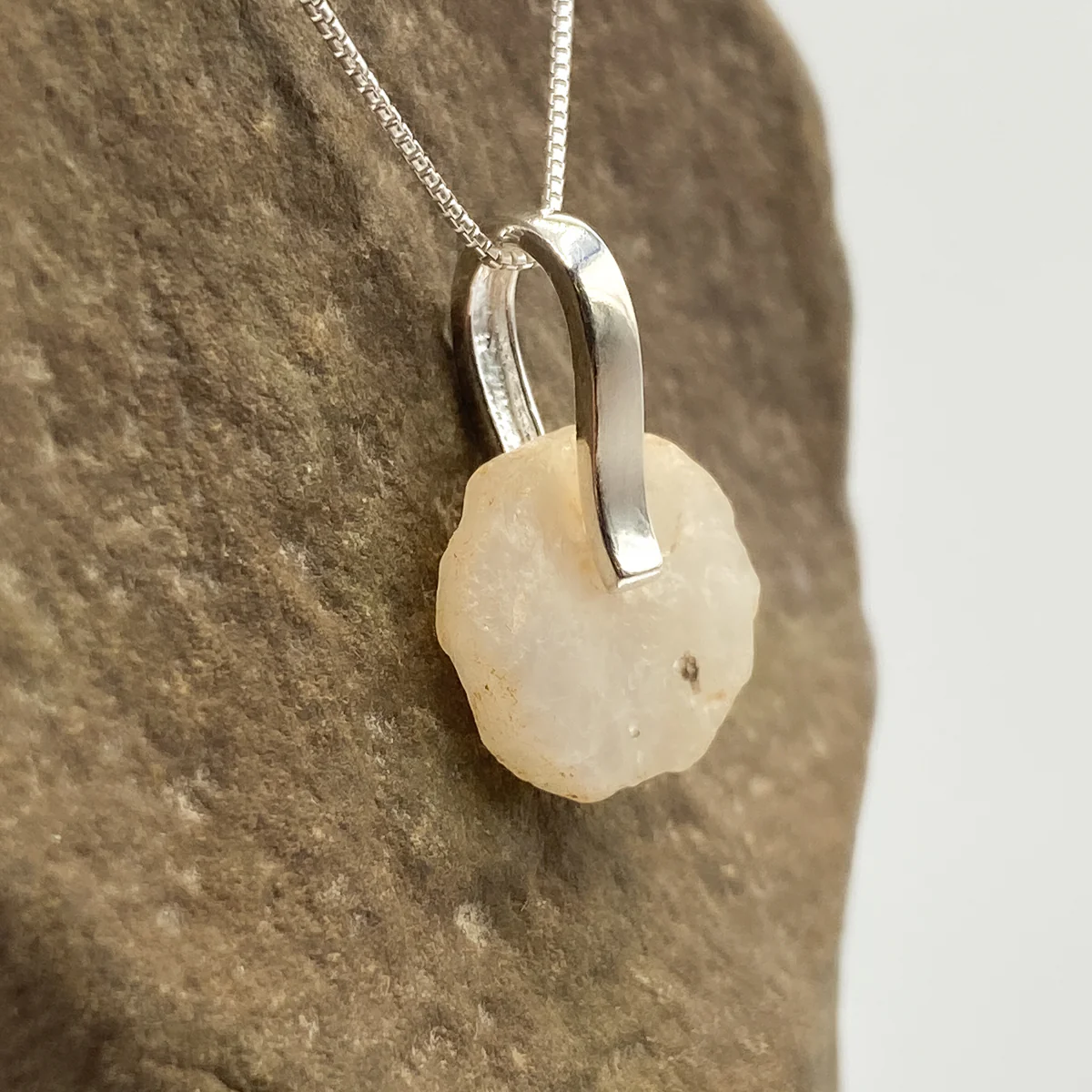 Neolithic Bead Pendant Necklace - Image 5