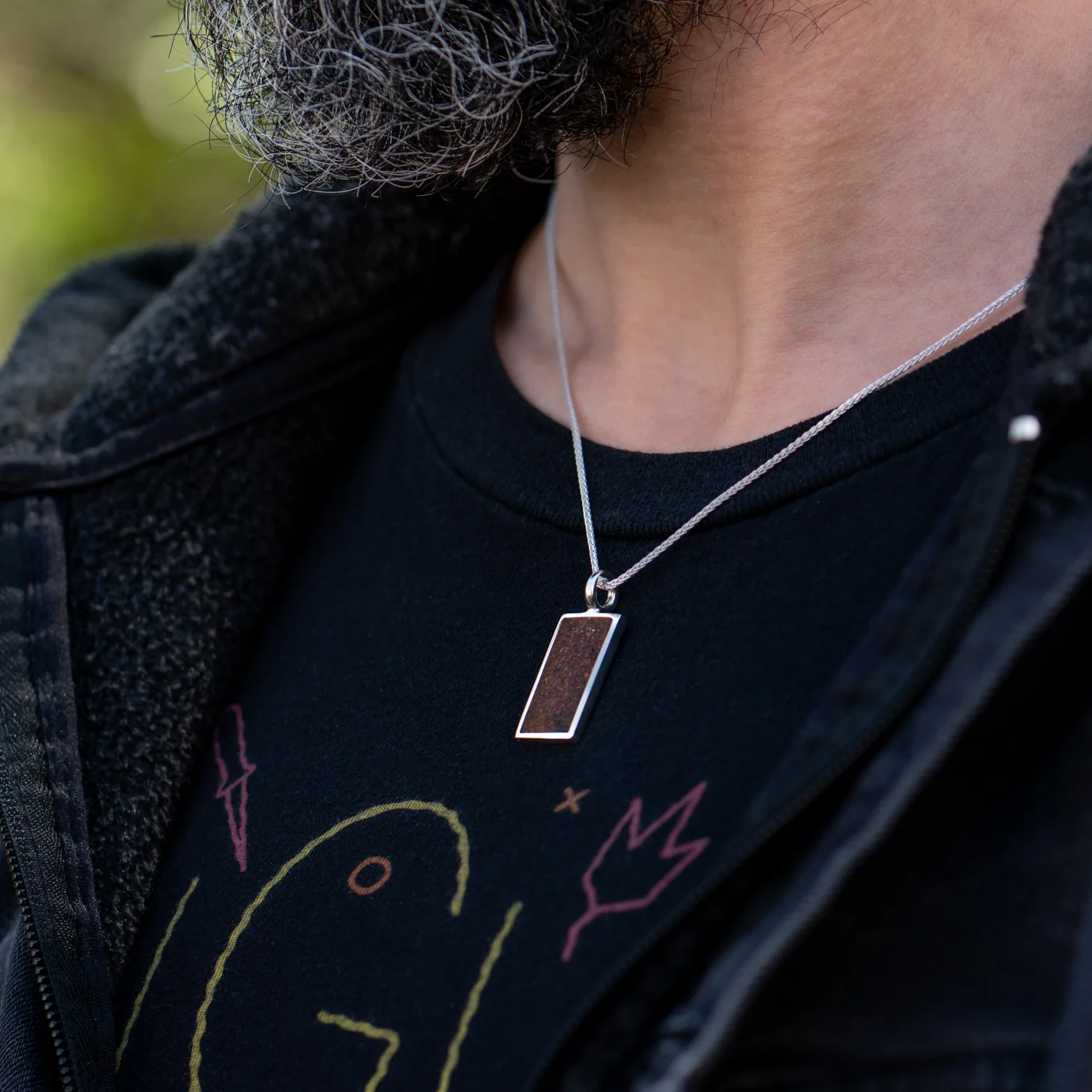 T. Rex Bone Inlay Necklace - Image 4